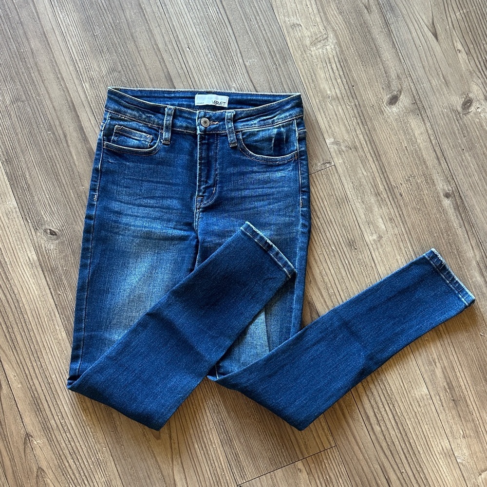 Dark Blue Women's Skinny Jeans -